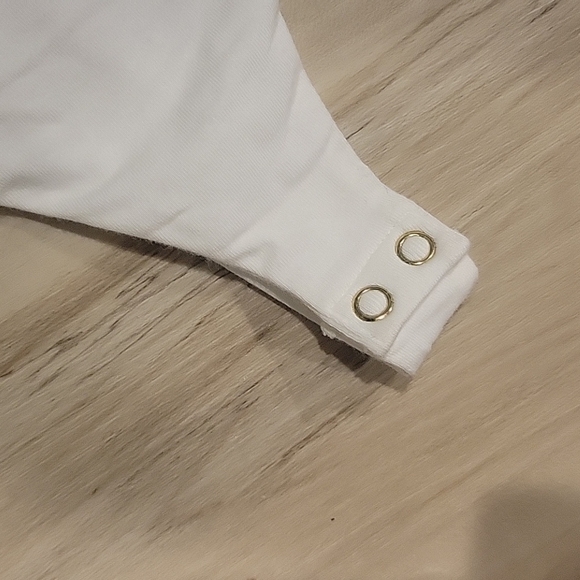 NEW! BANANA REPUBLIC FACTORY Nautical Striped Bodysuit Spaghetti Straps XXL. - Picture 5 of 8